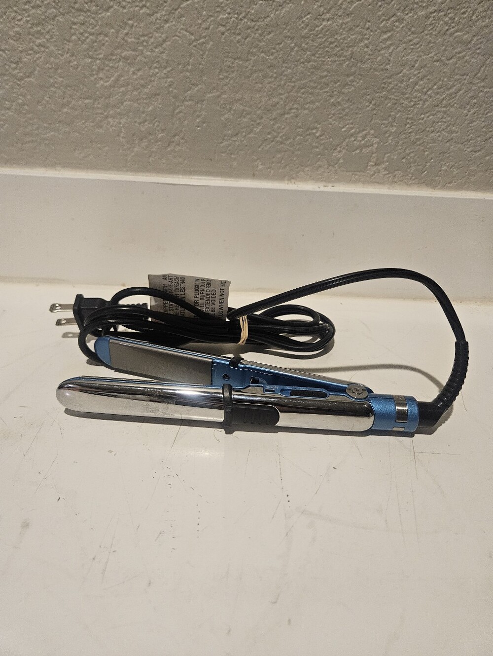 BaBylissPRO Nano Titanium Prima2000 Mini Iron Blue & Silver